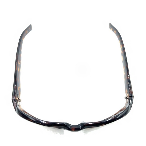 Gucci G1002 Dark Brown Tortoise Rectangle Wrap Sunglasses Gray Lens Designer - Picture 3 of 12